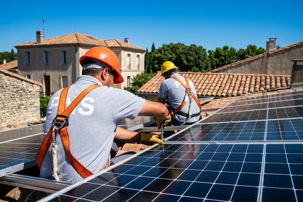 Panneaux solaires à La Ciotat